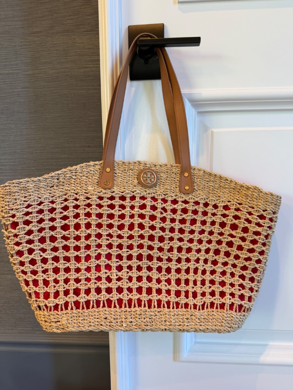 Tory Burch Woven Summer Tote